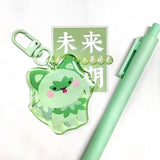 Custom Clear Acrylic Keychains  Single Side Printing