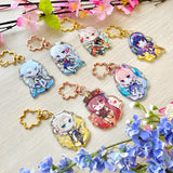 Custom Clear Acrylic Keychains  Single Side Printing