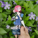 Custom Clear Acrylic Standees Double Sided Different Design