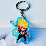Custom Rainbow Holographic Acrylic Keychains