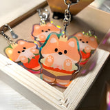 Custom Rainbow Holographic Acrylic Keychains