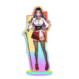 Custom Rainbow Holographic Acrylic Standees